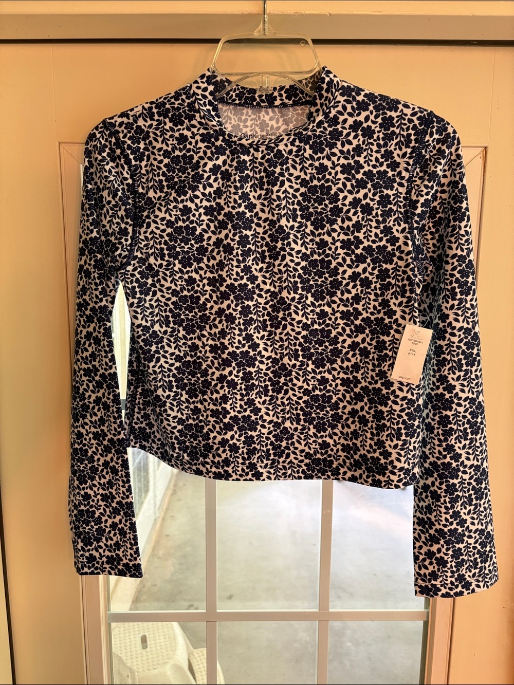 Gap Kids XXL Plus Dutch Blue Rashguard Swim Top